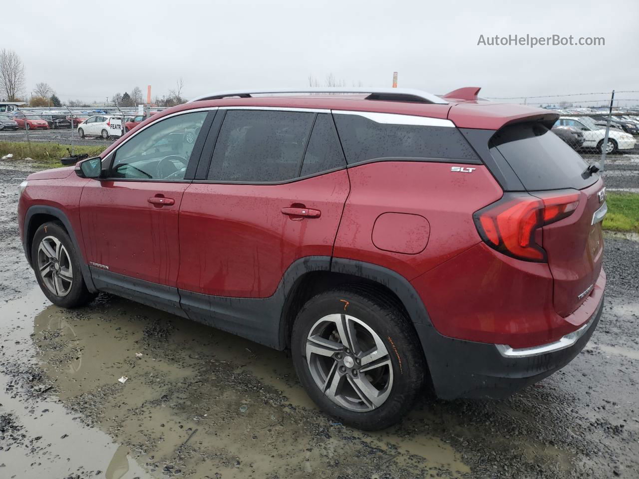 2019 Gmc Terrain Slt Burgundy vin: 3GKALVEV9KL225315