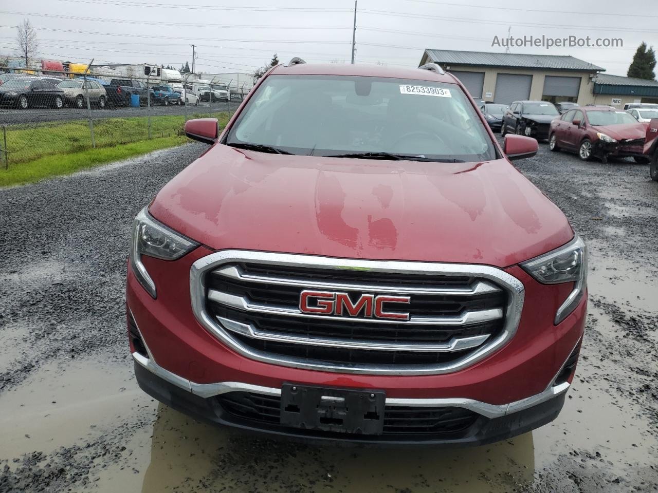 2019 Gmc Terrain Slt Burgundy vin: 3GKALVEV9KL225315