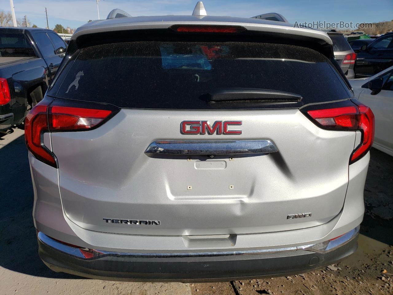 2019 Gmc Terrain Slt Silver vin: 3GKALVEV9KL236914