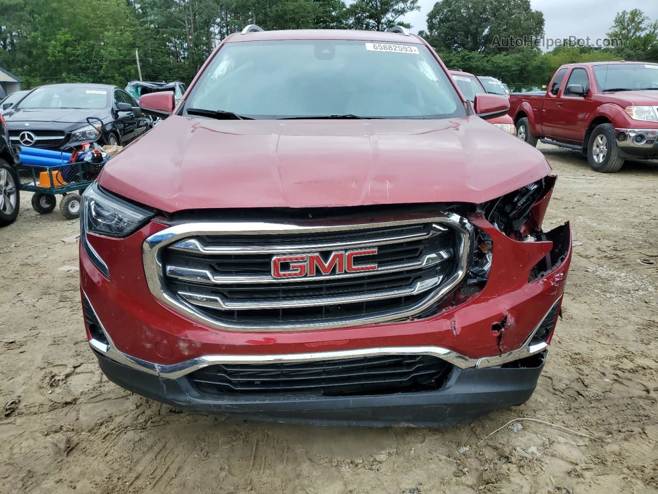 2020 Gmc Terrain Slt Красный vin: 3GKALVEV9LL157499