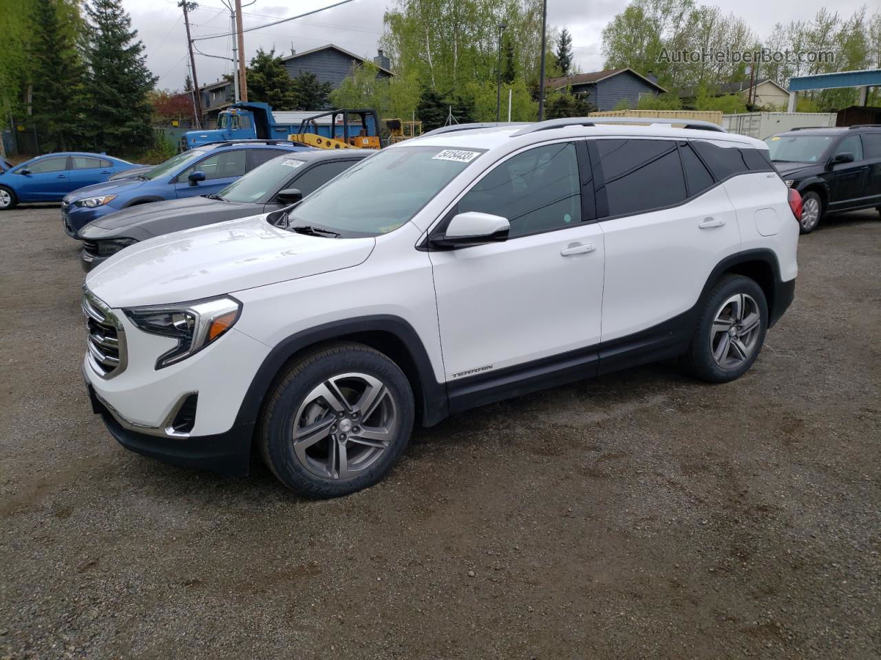 2020 Gmc Terrain Slt White vin: 3GKALVEV9LL198232