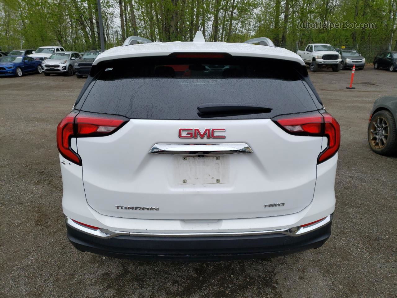 2020 Gmc Terrain Slt Белый vin: 3GKALVEV9LL198232