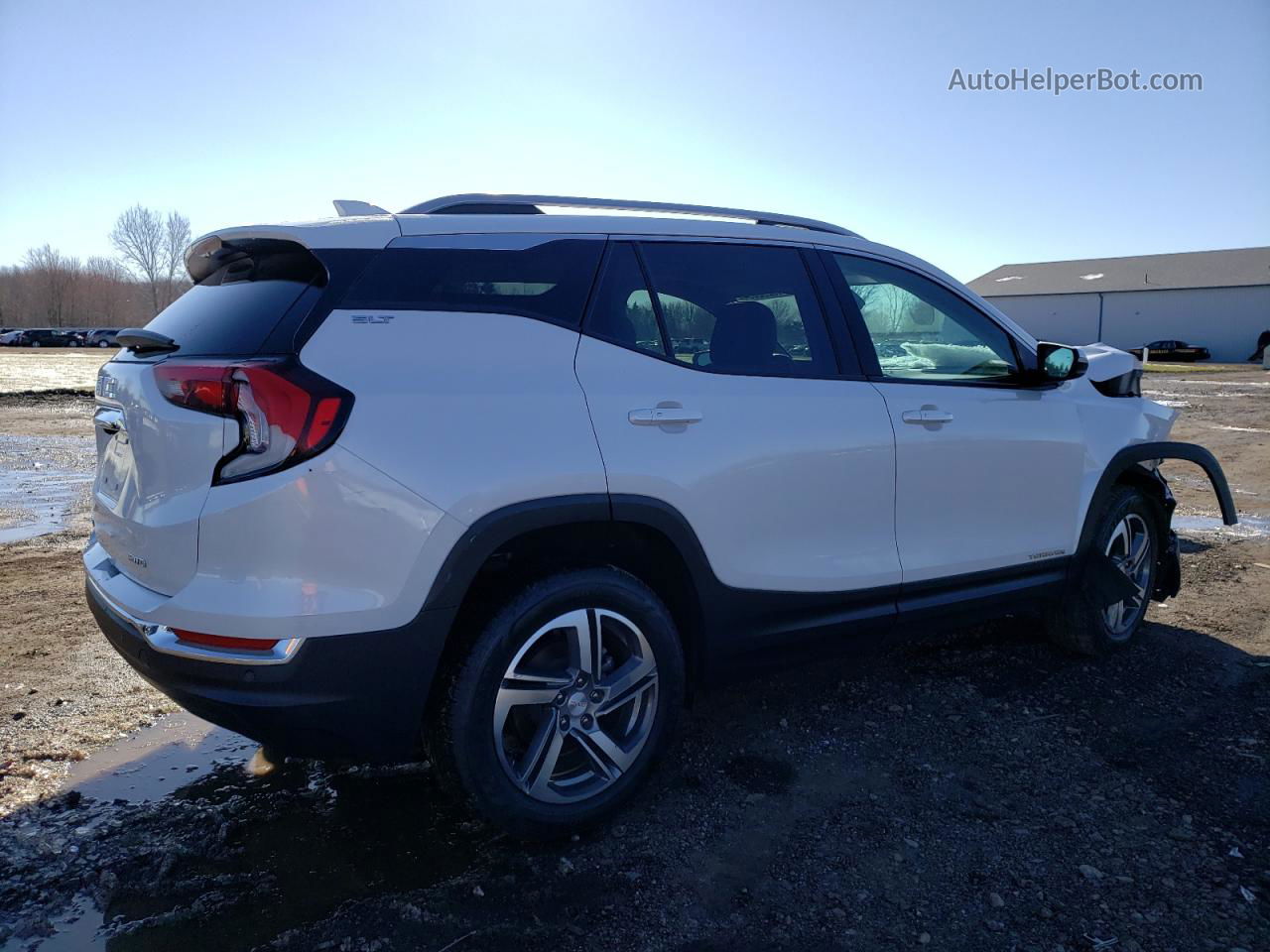 2020 Gmc Terrain Slt White vin: 3GKALVEVXLL214647