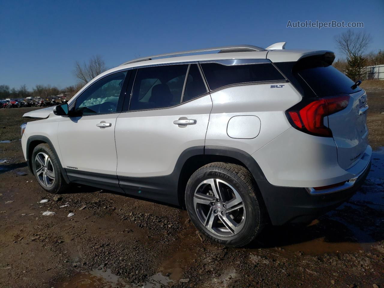 2020 Gmc Terrain Slt White vin: 3GKALVEVXLL214647