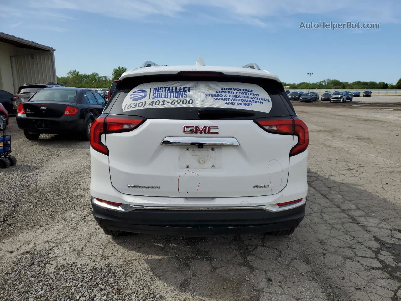 2020 Gmc Terrain Slt White vin: 3GKALVEVXLL249155