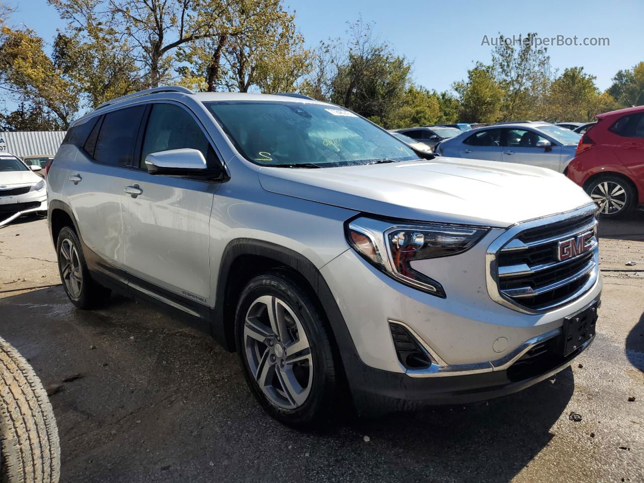 2020 Gmc Terrain Slt Silver vin: 3GKALVEVXLL254582