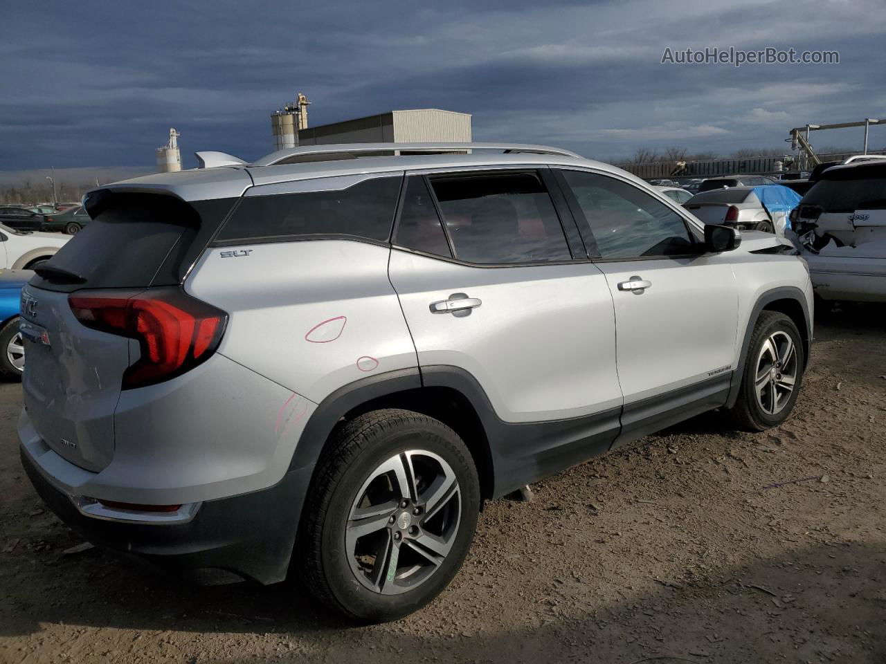 2020 Gmc Terrain Slt Silver vin: 3GKALVEVXLL255781