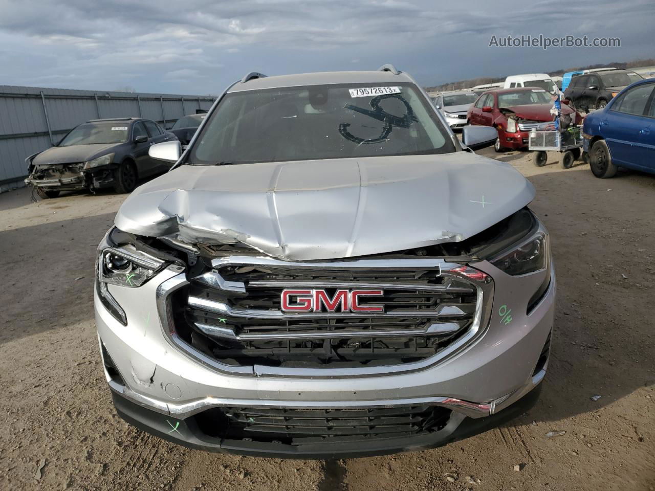 2020 Gmc Terrain Slt Silver vin: 3GKALVEVXLL255781