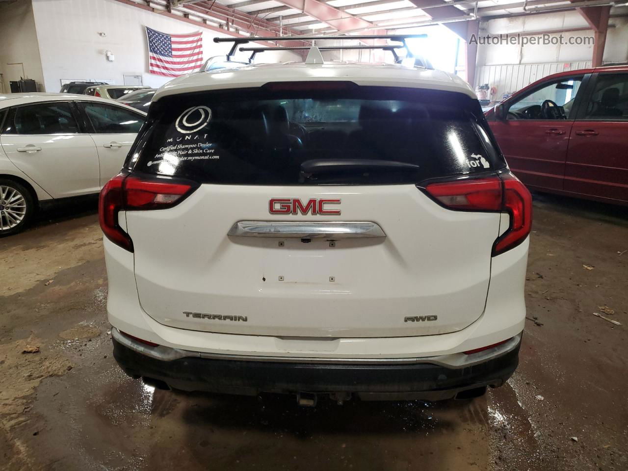 2019 Gmc Terrain Slt White vin: 3GKALVEX0KL143328