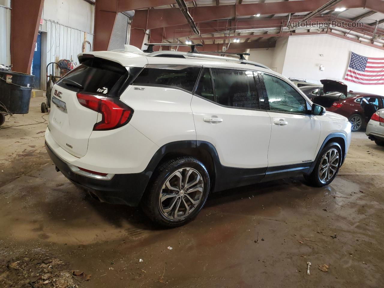 2019 Gmc Terrain Slt White vin: 3GKALVEX0KL143328