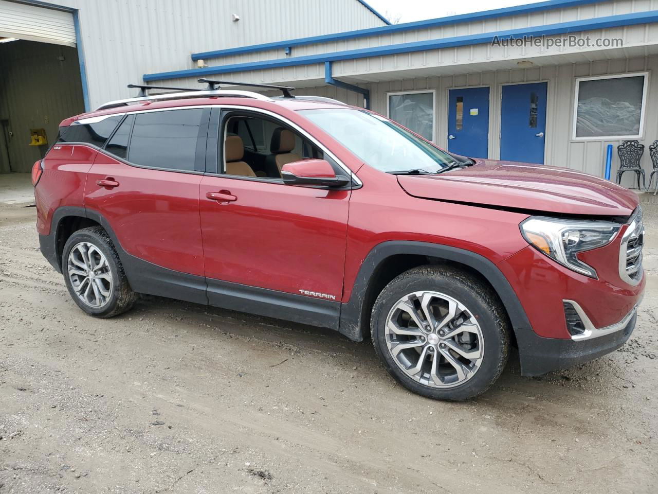 2019 Gmc Terrain Slt Темно-бордовый vin: 3GKALVEX1KL129048