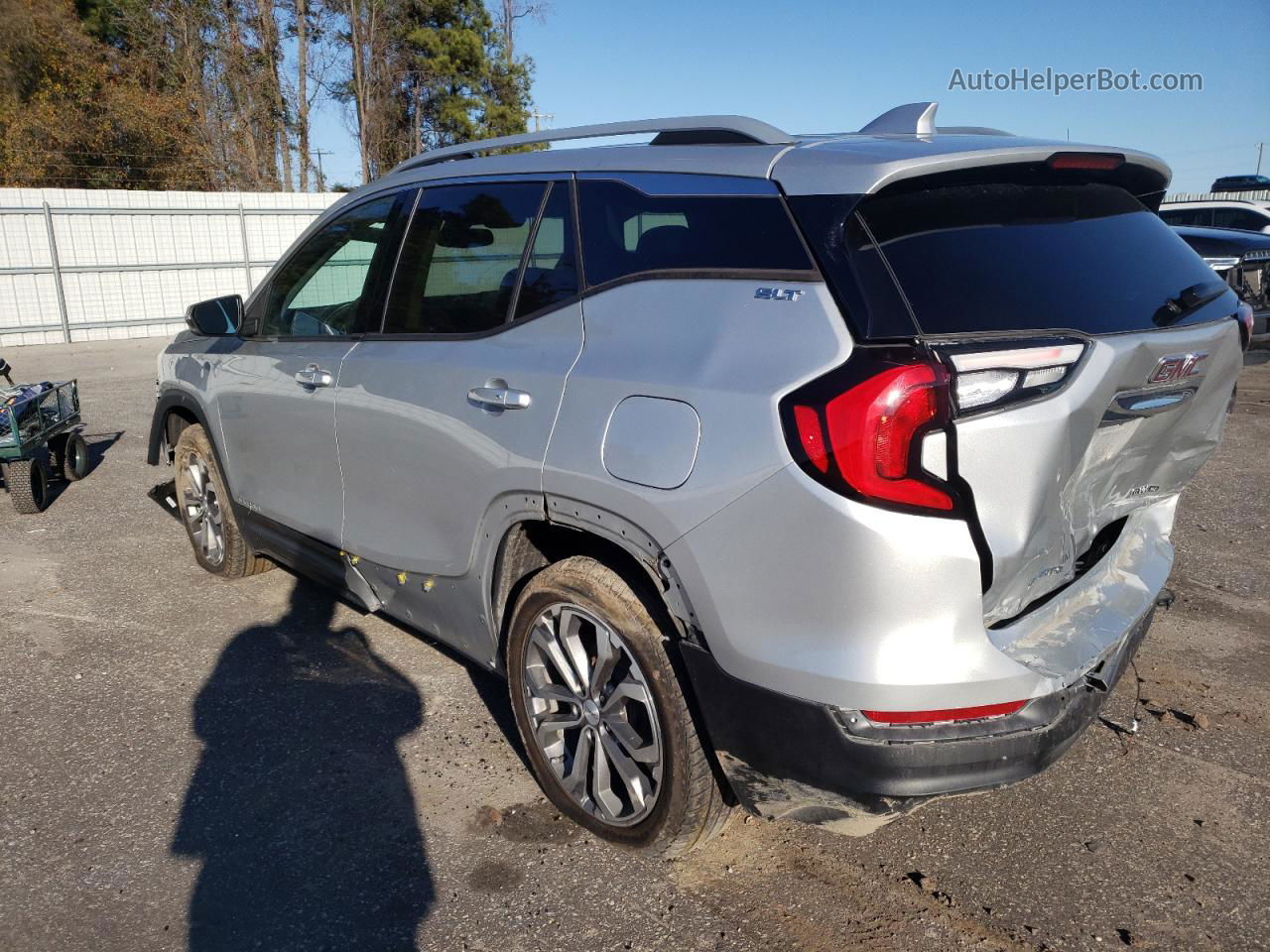 2019 Gmc Terrain Slt Silver vin: 3GKALVEX1KL180226