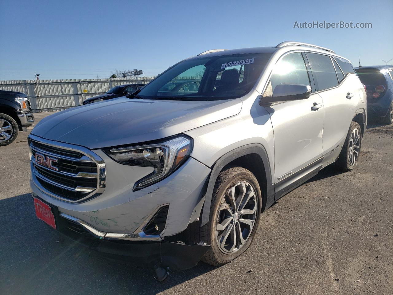 2019 Gmc Terrain Slt Silver vin: 3GKALVEX1KL180226