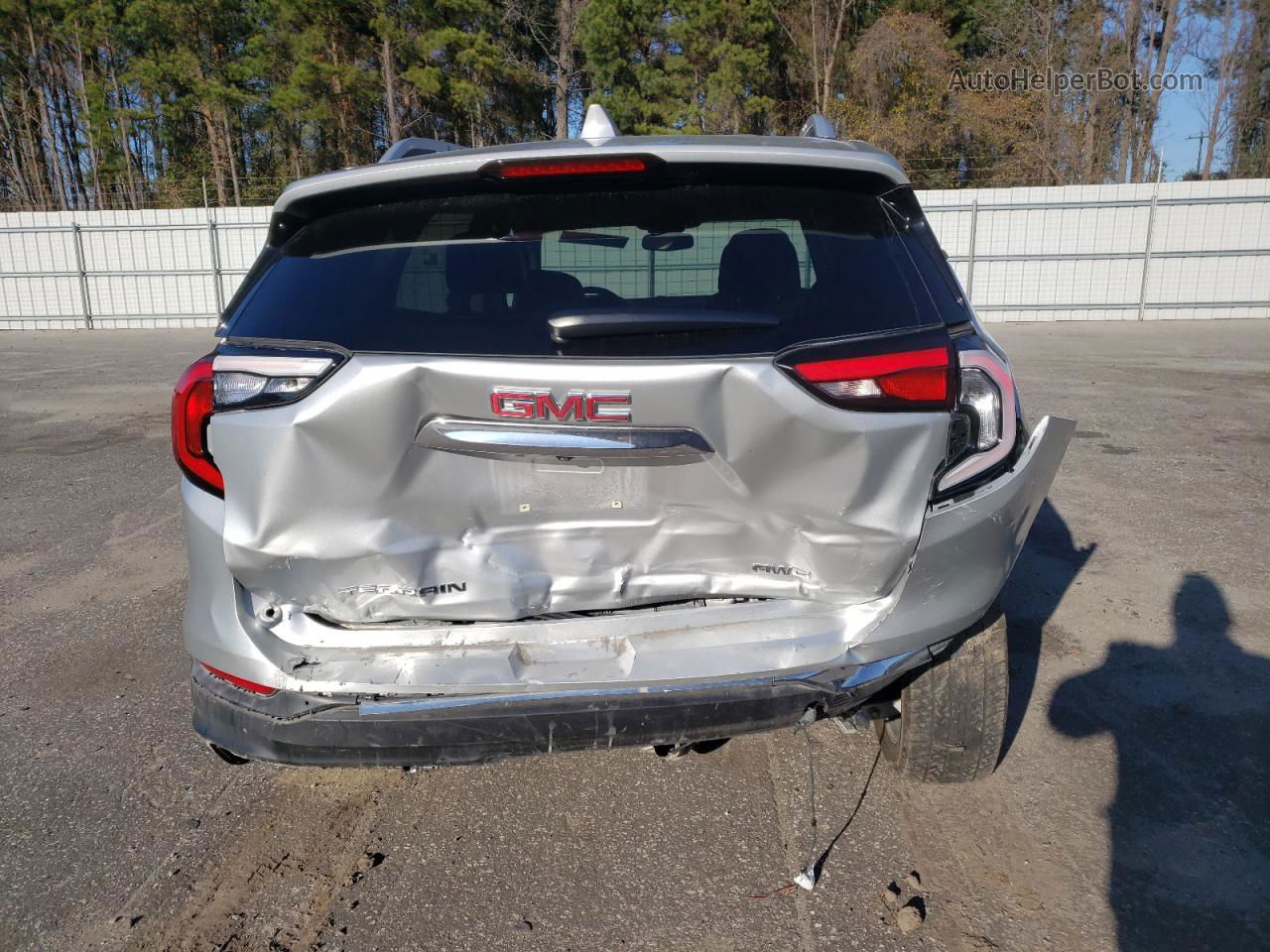 2019 Gmc Terrain Slt Silver vin: 3GKALVEX1KL180226