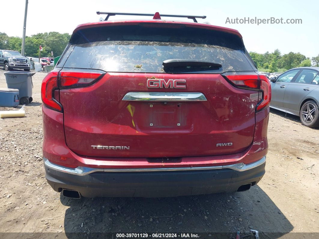 2019 Gmc Terrain Slt Red vin: 3GKALVEX1KL372634