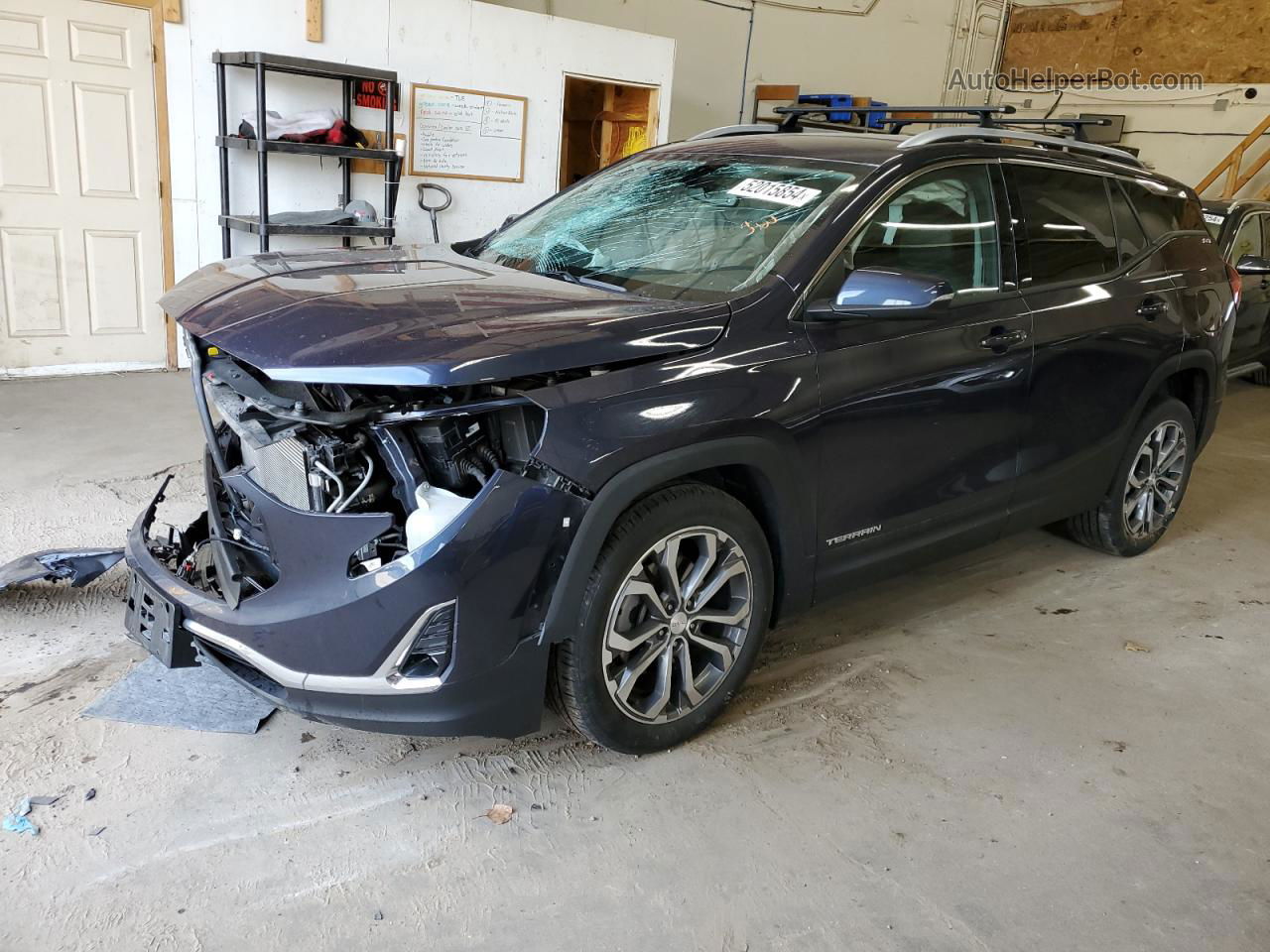 2019 Gmc Terrain Slt Синий vin: 3GKALVEX2KL167114