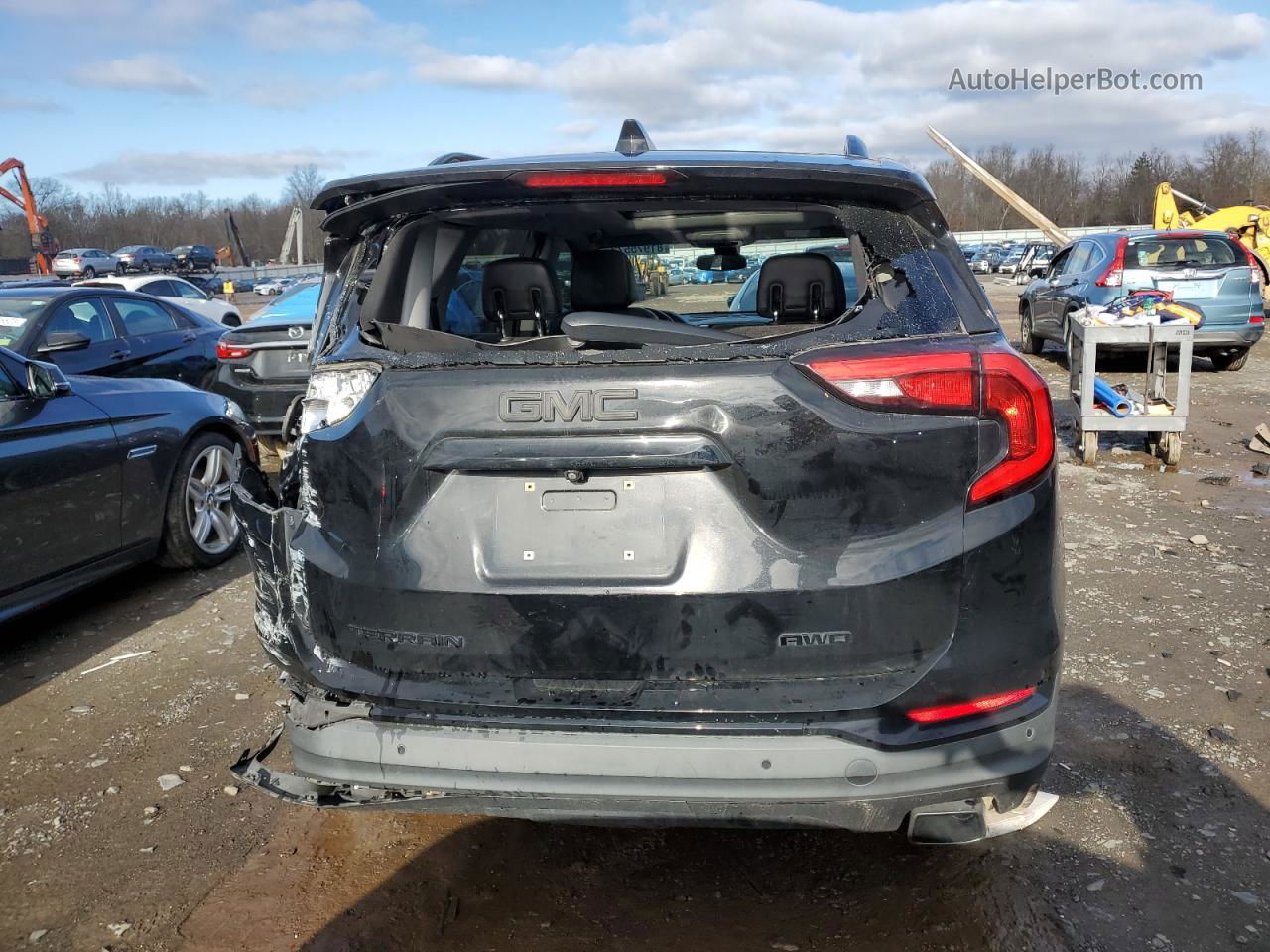 2019 Gmc Terrain Slt Black vin: 3GKALVEX3KL128841