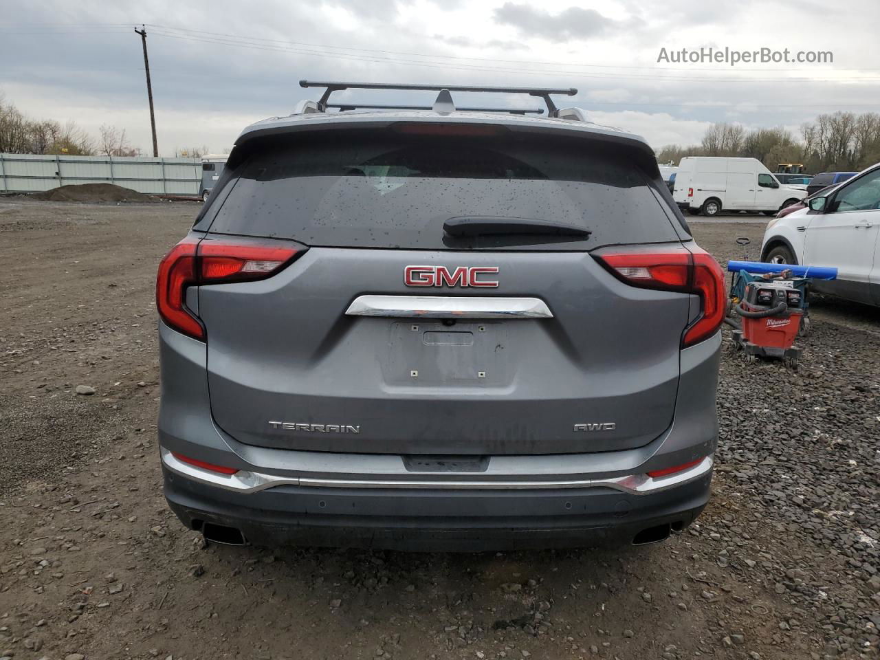 2019 Gmc Terrain Slt Серый vin: 3GKALVEX3KL389404