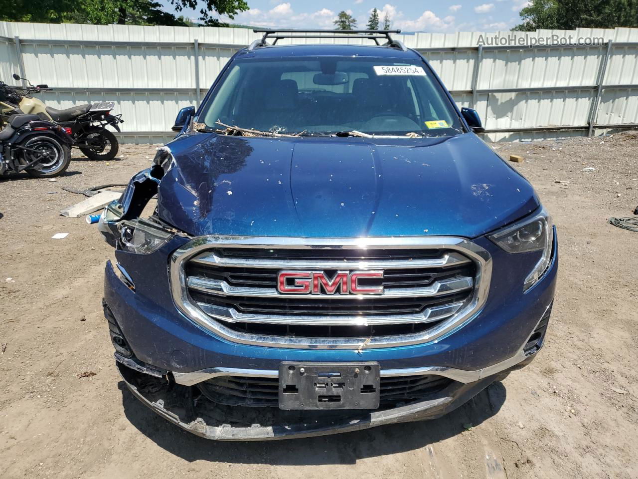 2019 Gmc Terrain Slt Blue vin: 3GKALVEX7KL392662