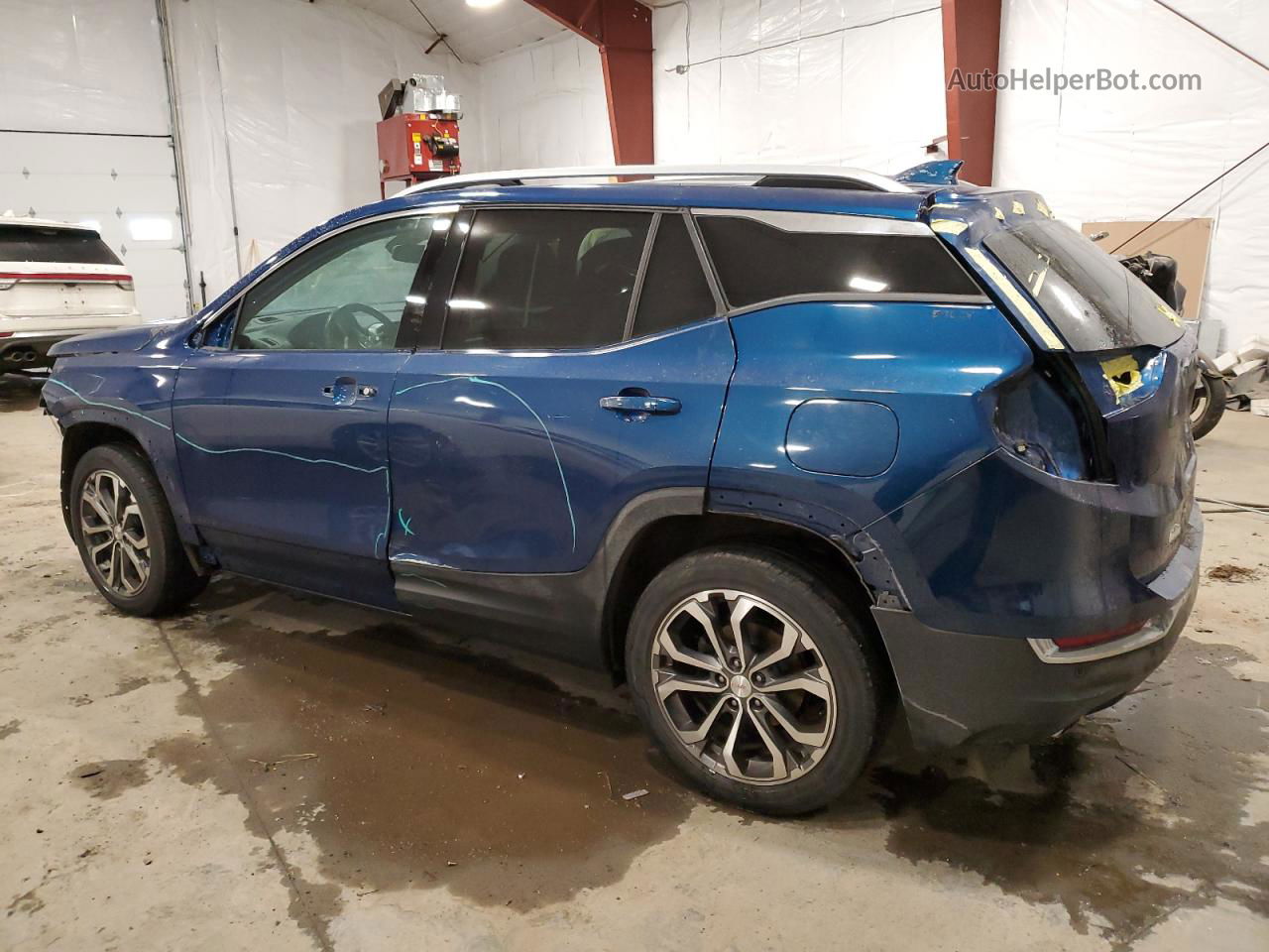 2019 Gmc Terrain Slt Blue vin: 3GKALVEX9KL266495