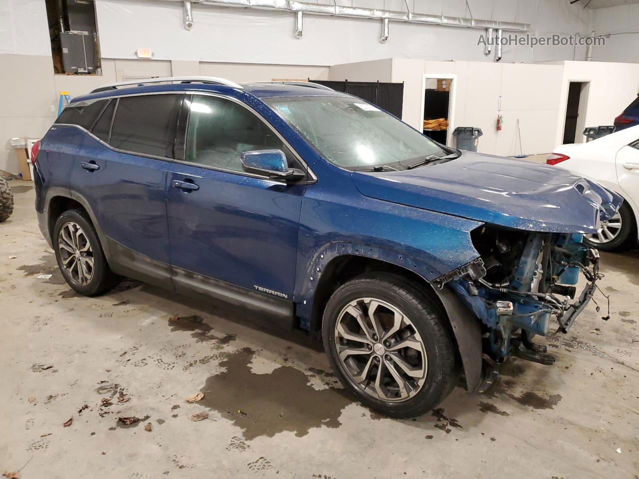 2019 Gmc Terrain Slt Blue vin: 3GKALVEX9KL266495