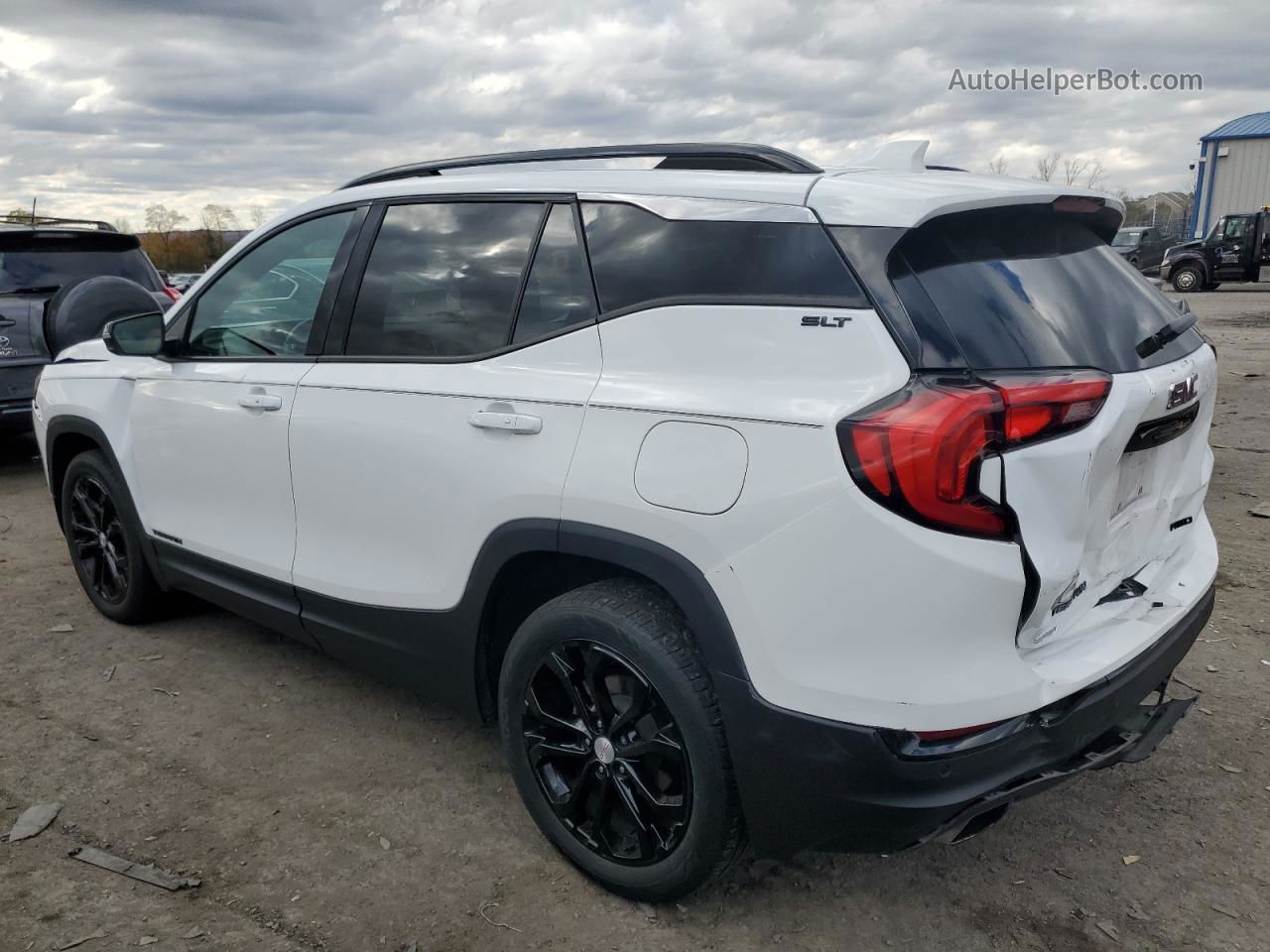 2019 Gmc Terrain Slt Белый vin: 3GKALVEX9KL361171