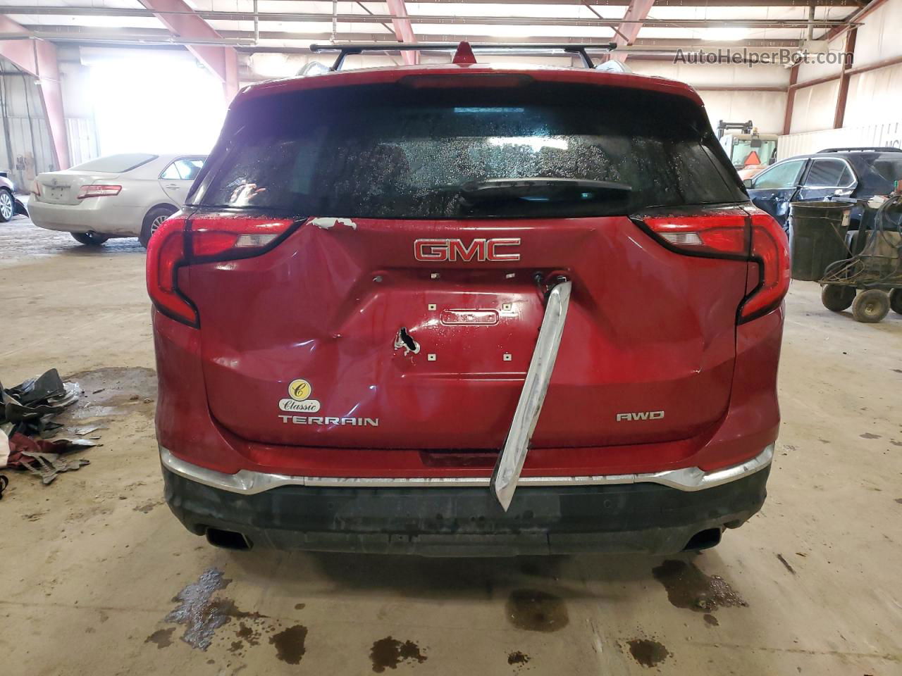 2019 Gmc Terrain Slt Burgundy vin: 3GKALVEXXKL104990