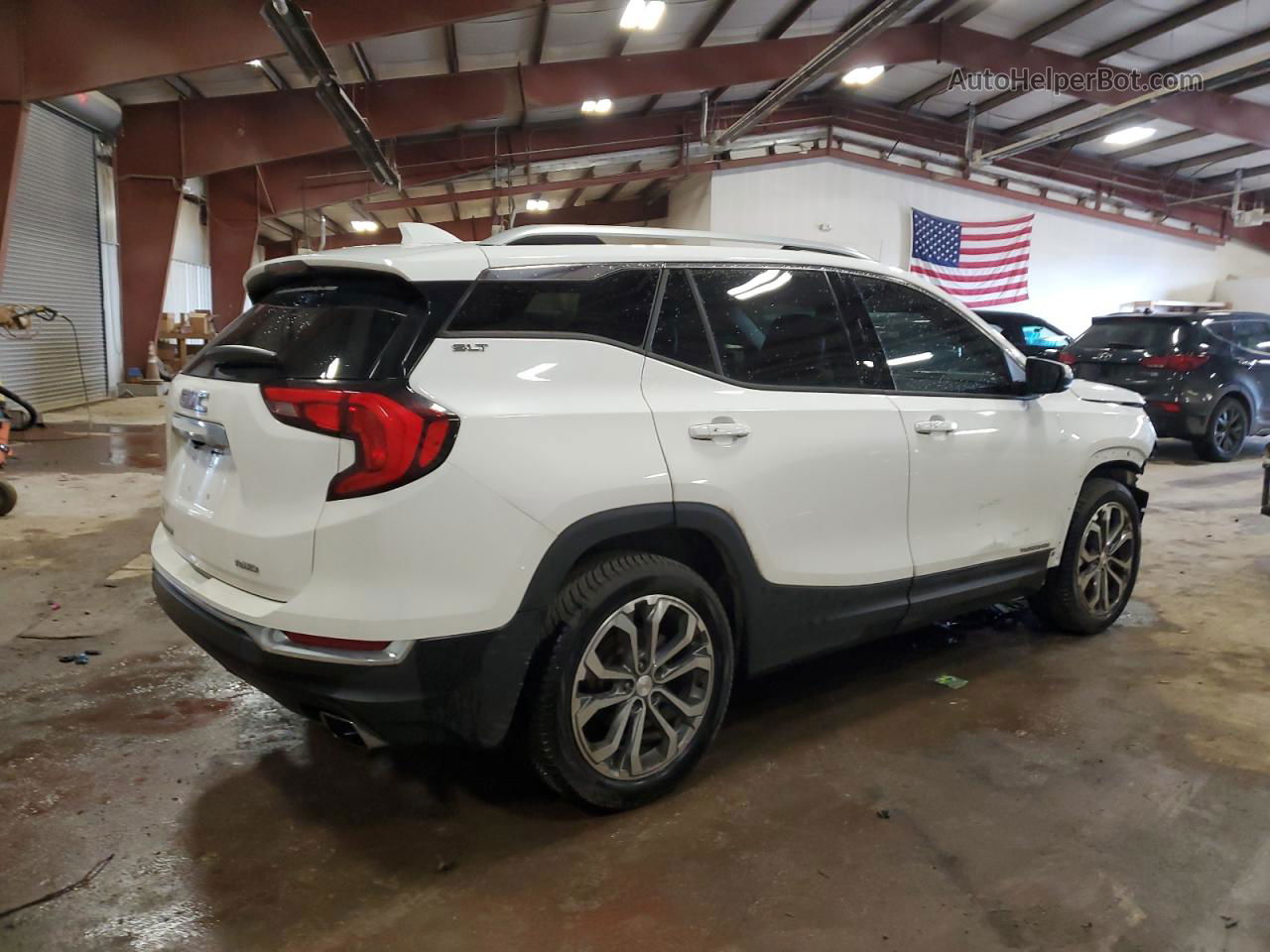 2019 Gmc Terrain Slt White vin: 3GKALVEXXKL145135