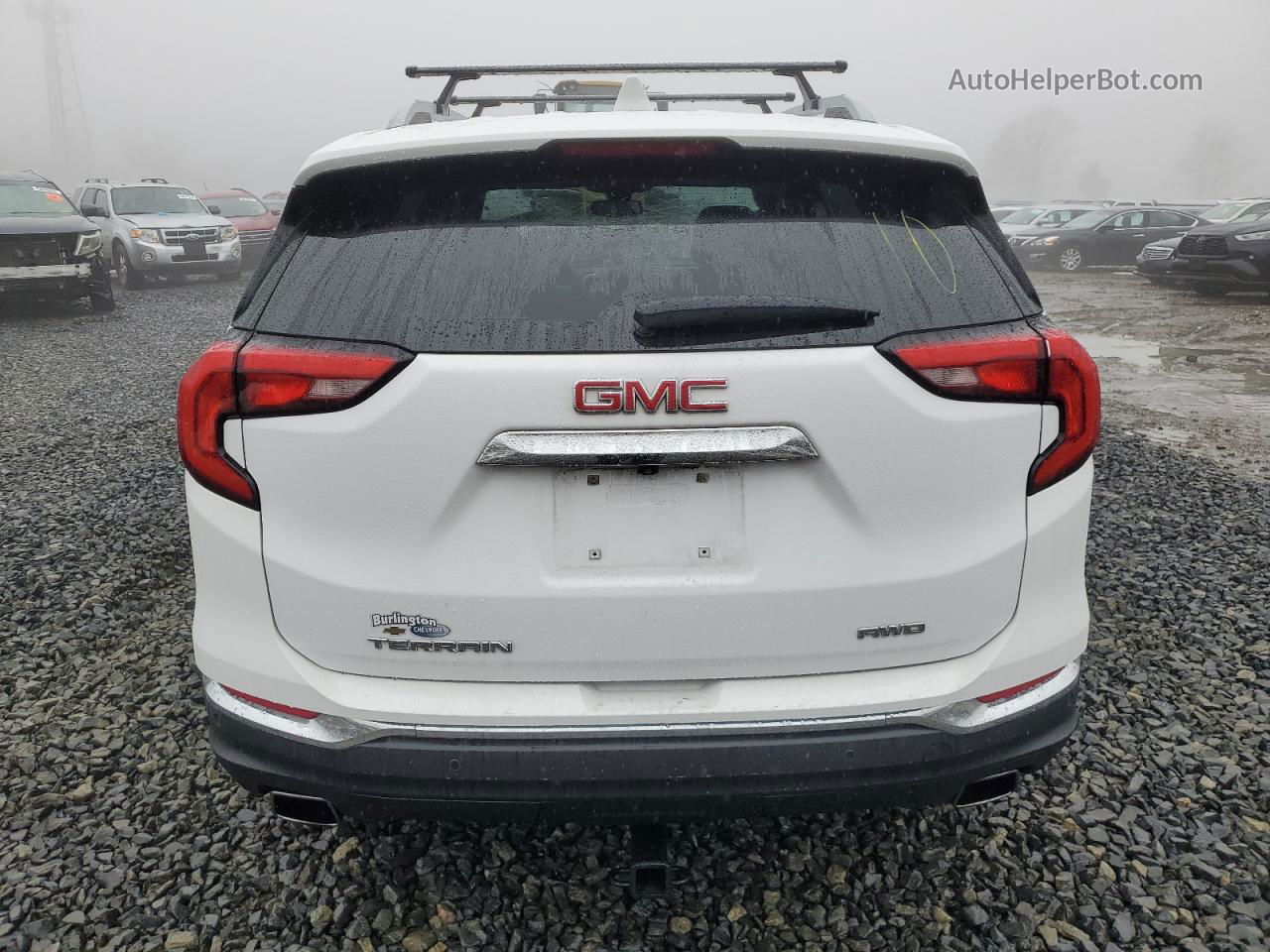 2020 Gmc Terrain Slt White vin: 3GKALVEXXLL193672