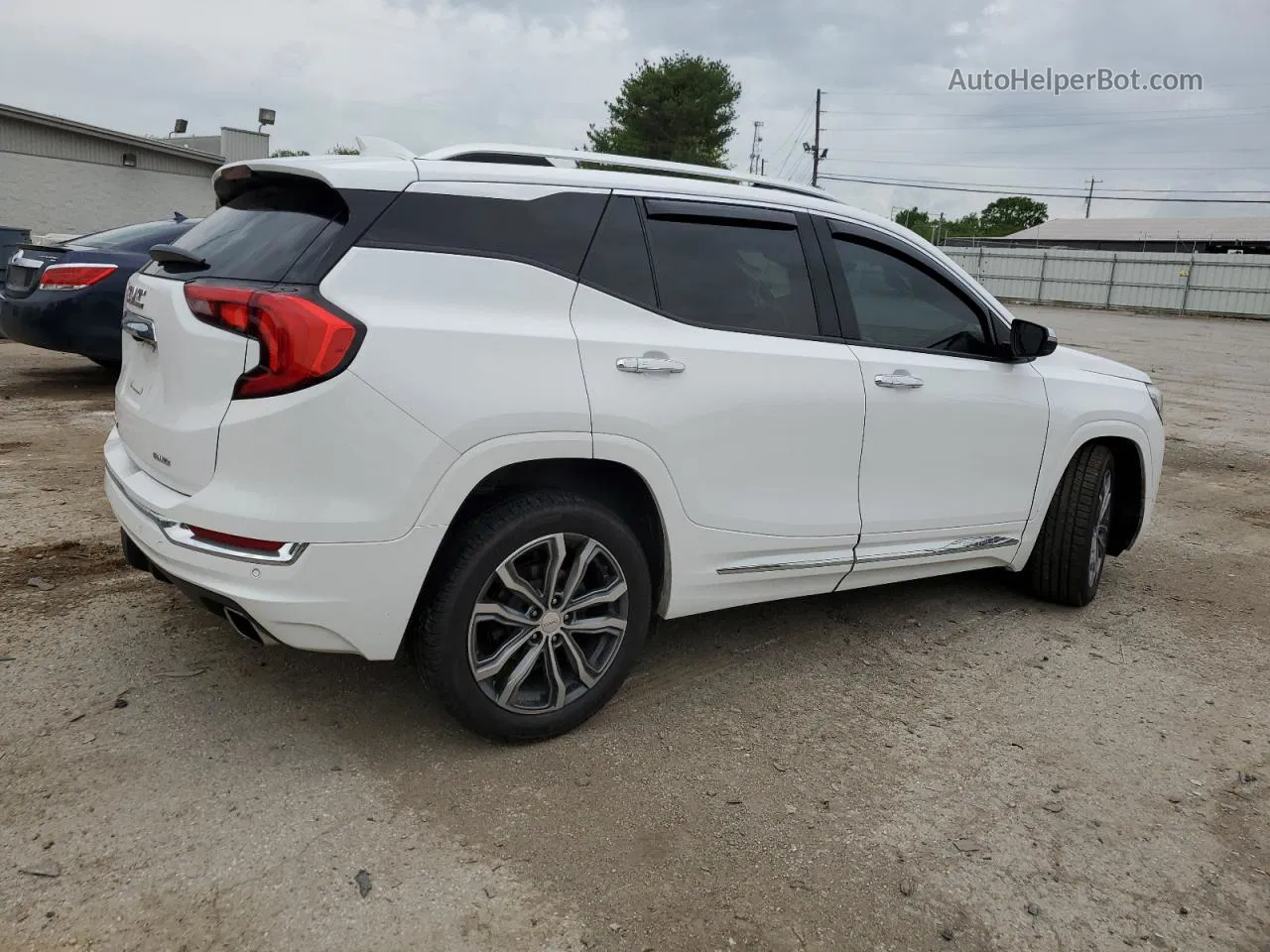 2019 Gmc Terrain Denali Белый vin: 3GKALXEX0KL229590