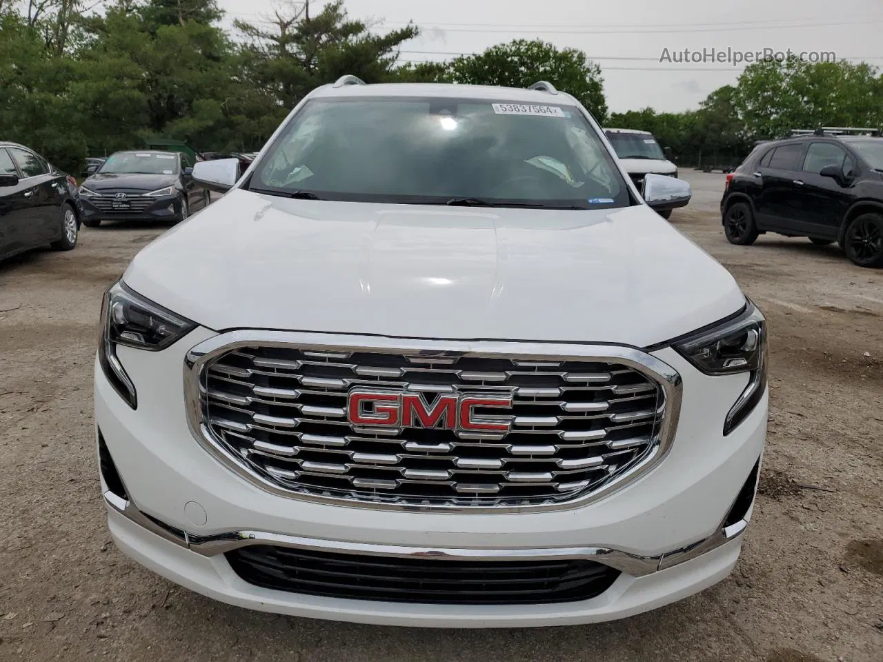 2019 Gmc Terrain Denali Белый vin: 3GKALXEX0KL229590