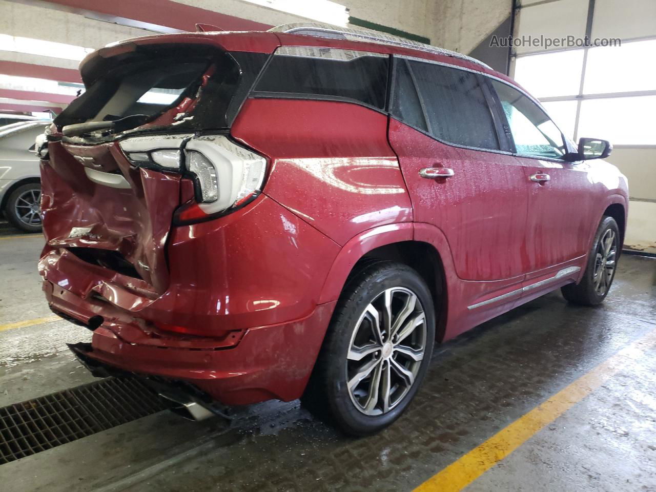 2019 Gmc Terrain Denali Burgundy vin: 3GKALXEX1KL112214