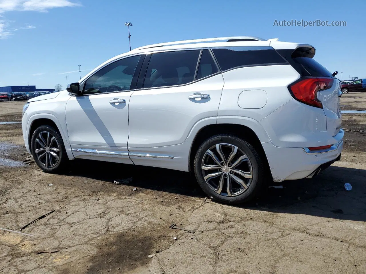 2019 Gmc Terrain Denali Белый vin: 3GKALXEX1KL318701