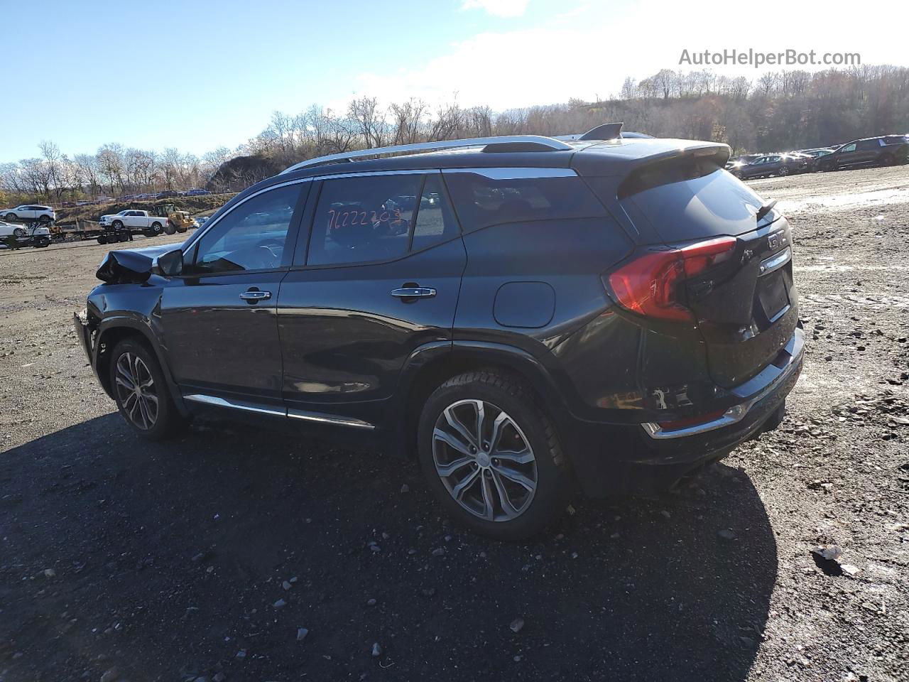 2019 Gmc Terrain Denali Черный vin: 3GKALXEX1KL373973