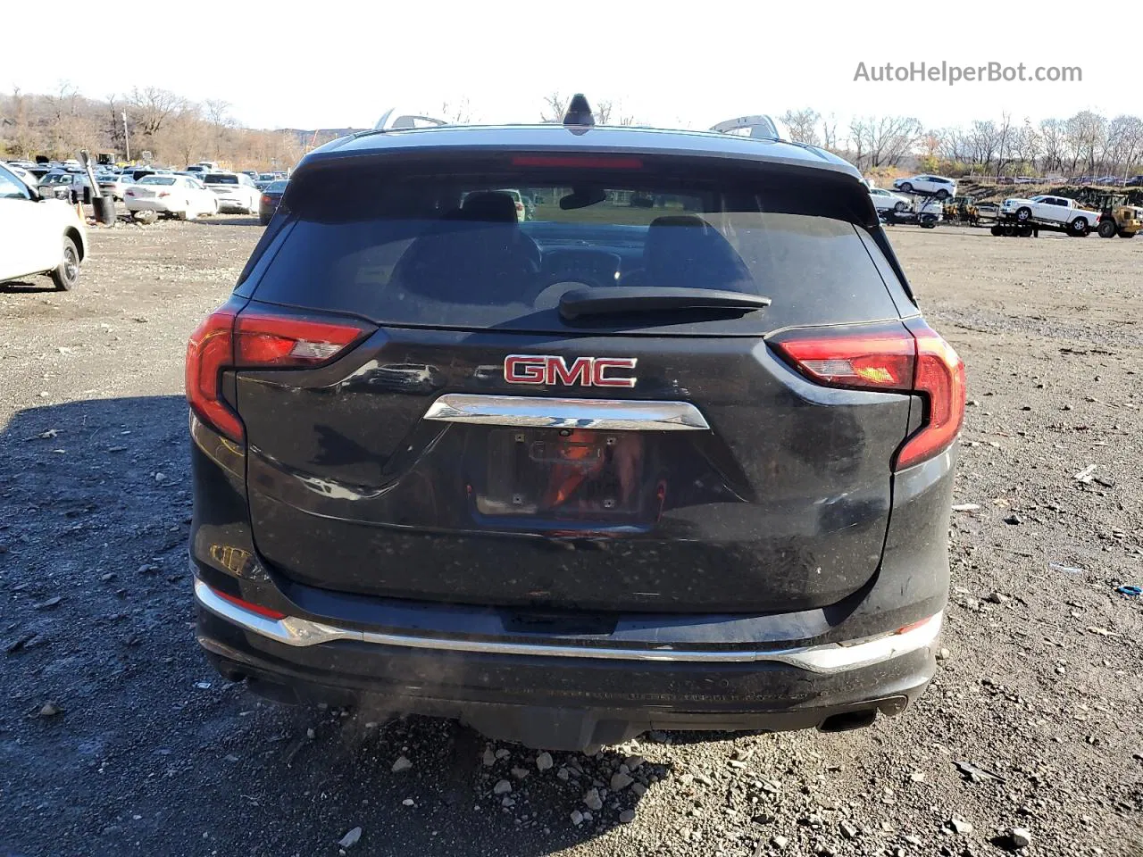 2019 Gmc Terrain Denali Черный vin: 3GKALXEX1KL373973