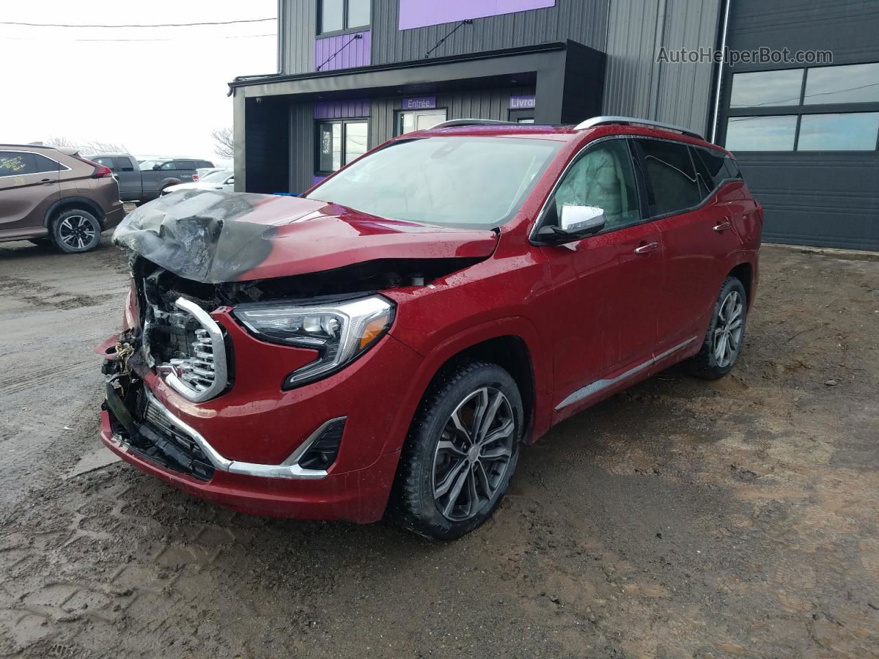 2019 Gmc Terrain Denali Red vin: 3GKALXEX1KL395164