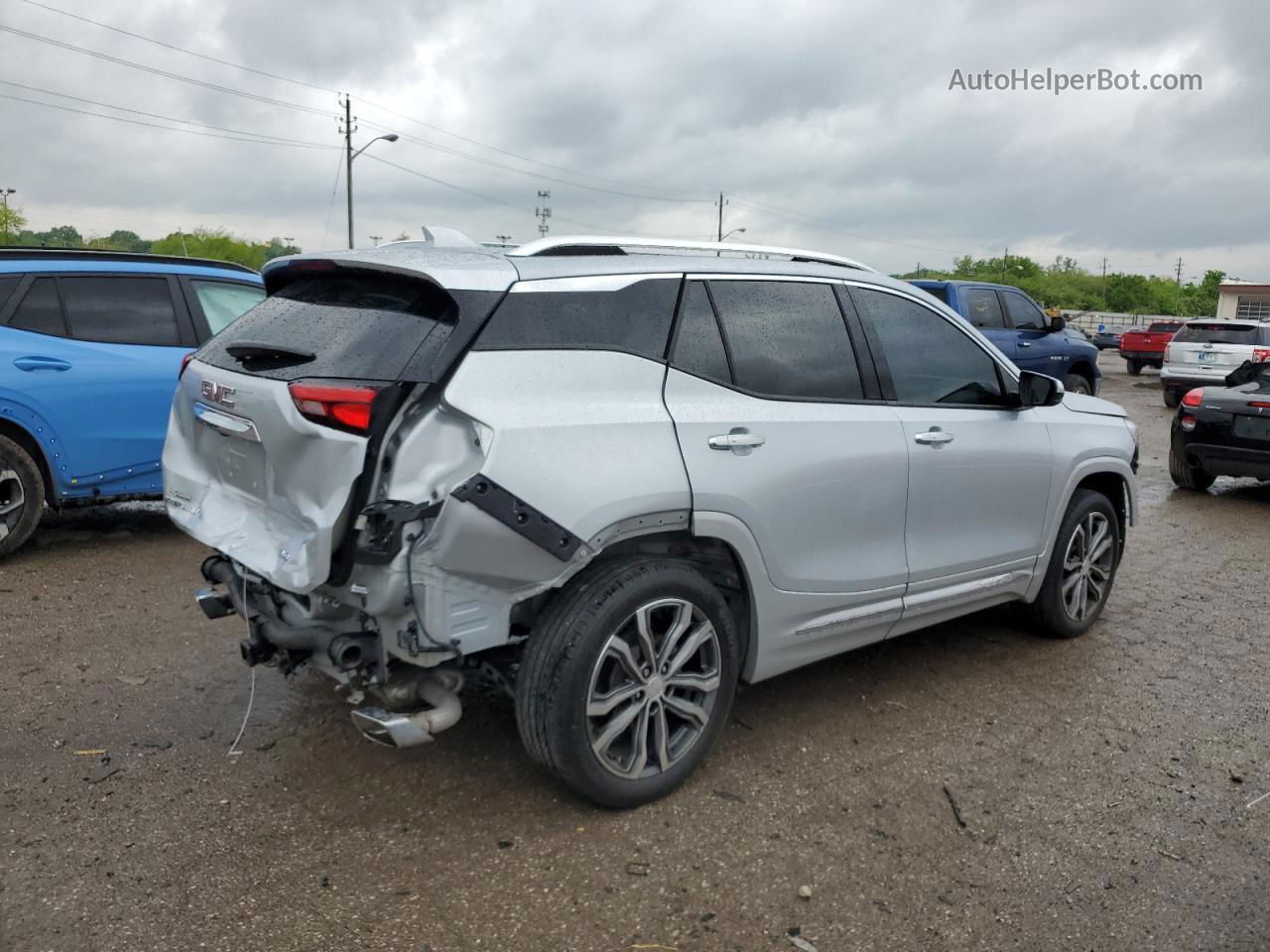 2020 Gmc Terrain Denali Silver vin: 3GKALXEX1LL316237