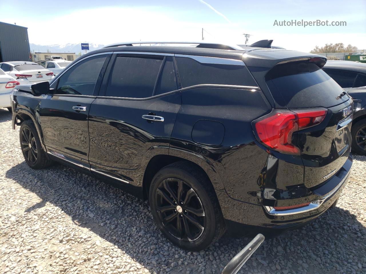 2019 Gmc Terrain Denali Черный vin: 3GKALXEX2KL225430