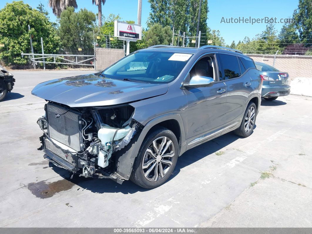 2019 Gmc Terrain Denali Серебряный vin: 3GKALXEX3KL373800