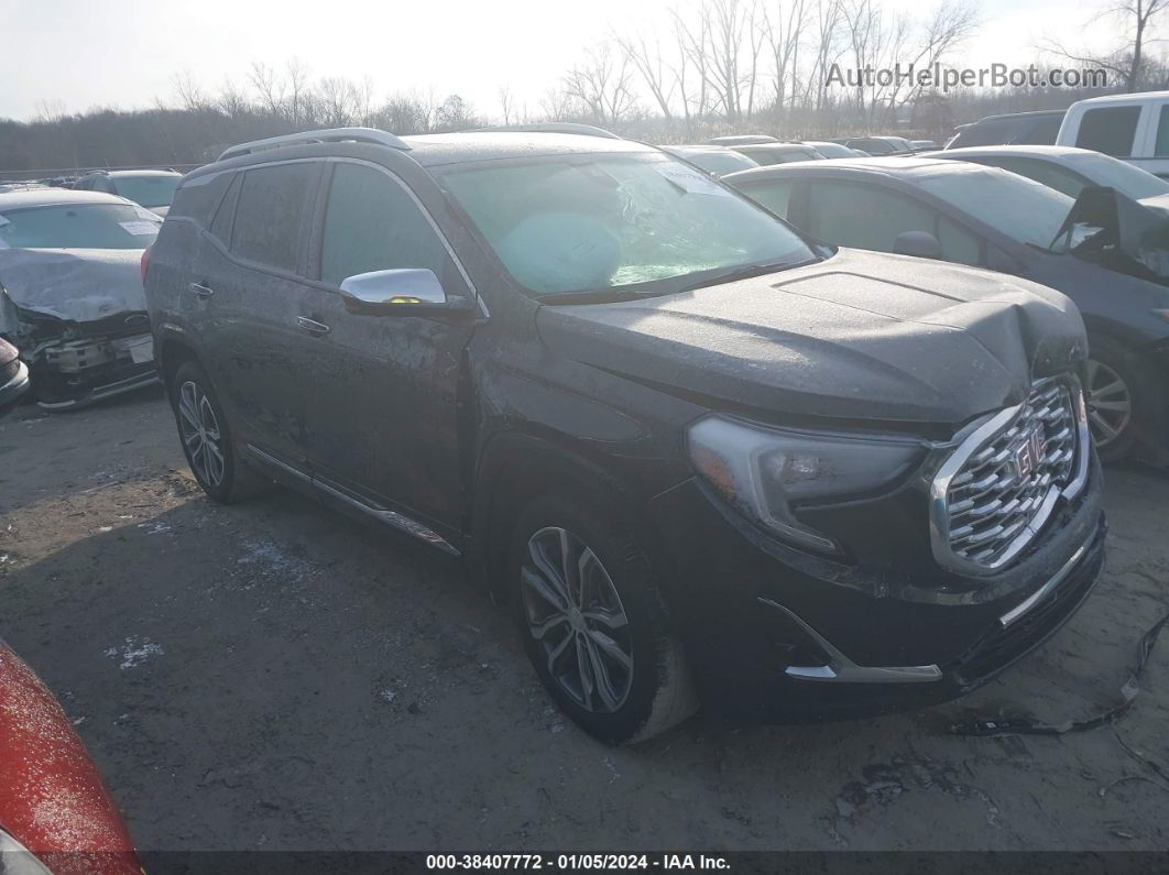 2019 Gmc Terrain Denali Черный vin: 3GKALXEX4KL102244