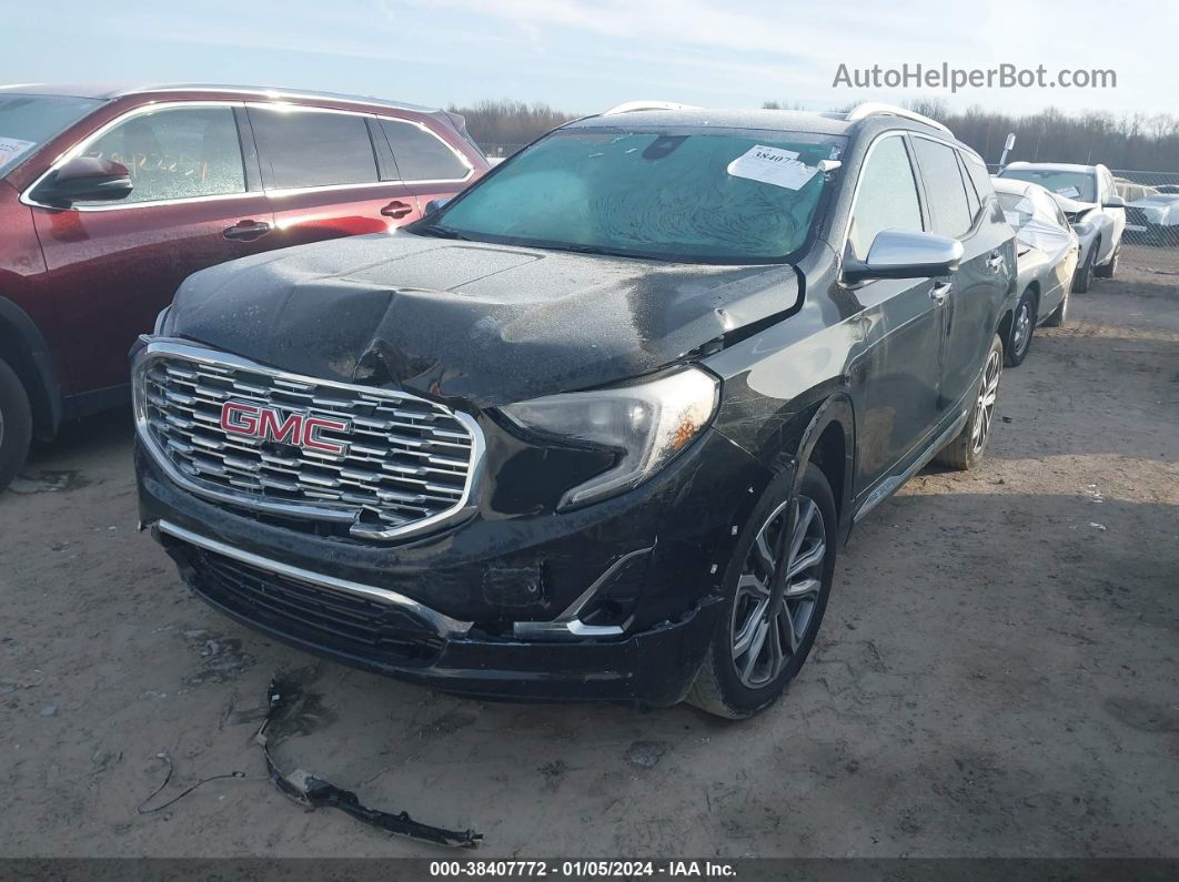 2019 Gmc Terrain Denali Черный vin: 3GKALXEX4KL102244