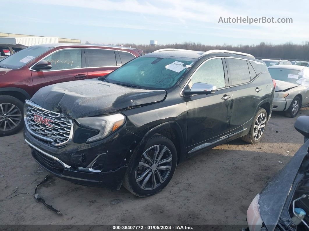 2019 Gmc Terrain Denali Черный vin: 3GKALXEX4KL102244