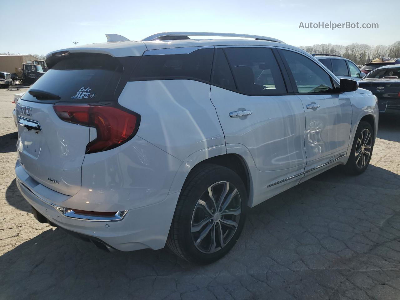 2019 Gmc Terrain Denali White vin: 3GKALXEX4KL255982