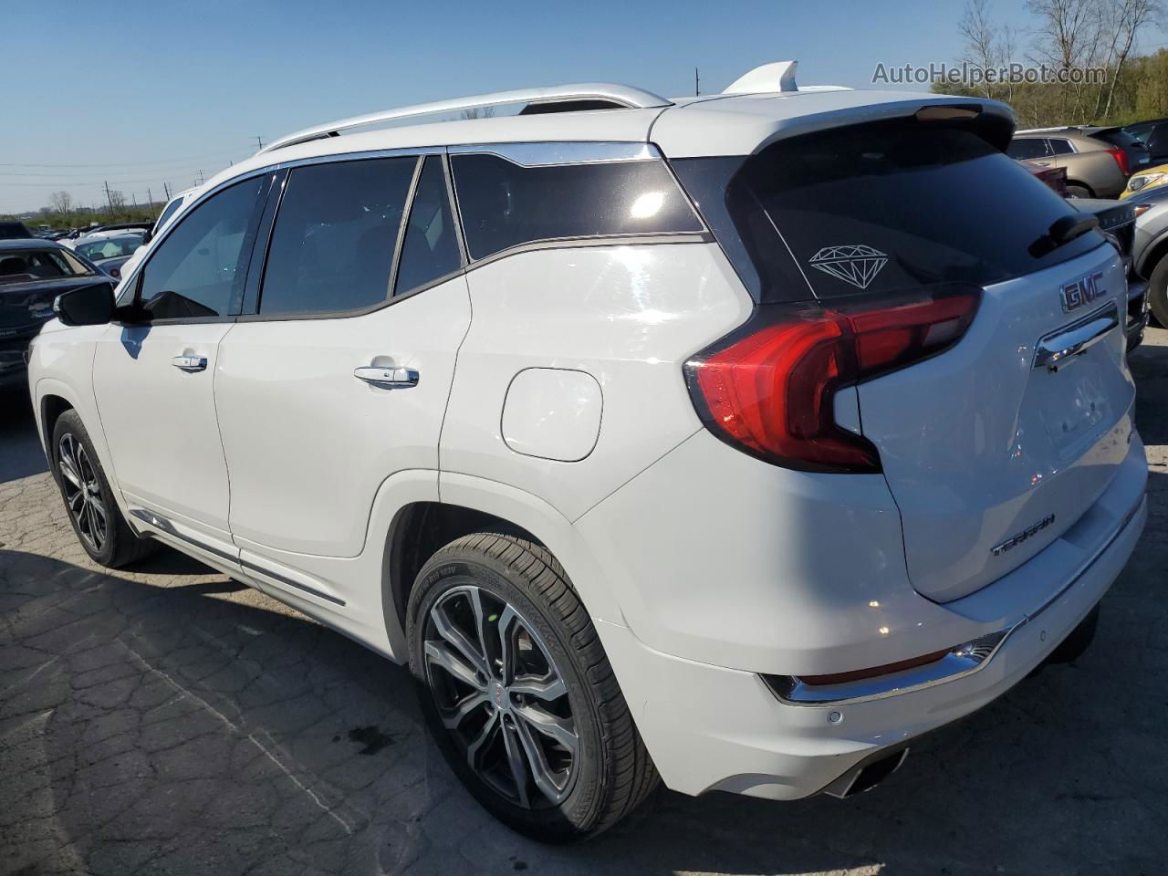 2019 Gmc Terrain Denali White vin: 3GKALXEX4KL255982