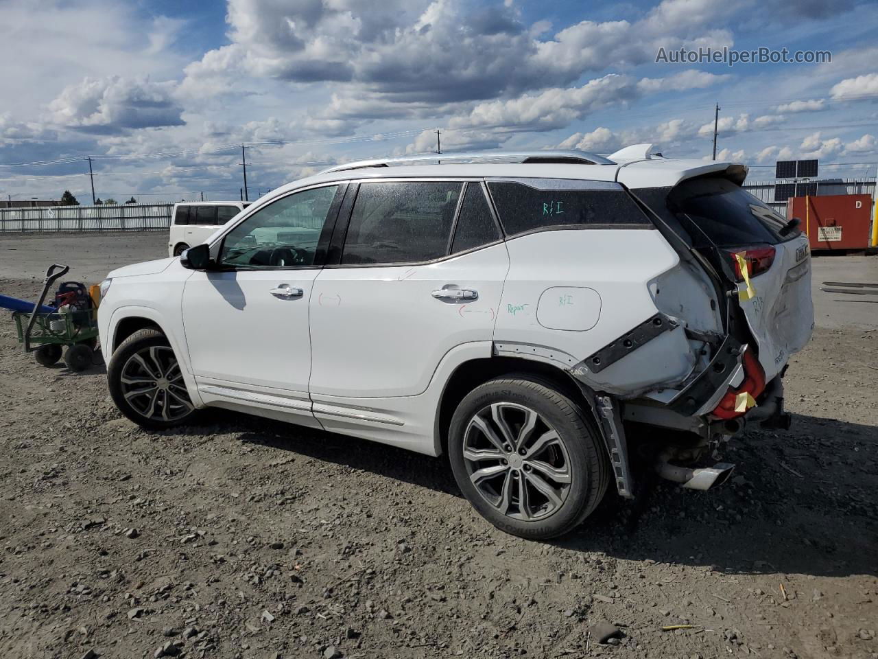 2020 Gmc Terrain Denali White vin: 3GKALXEX5LL114789