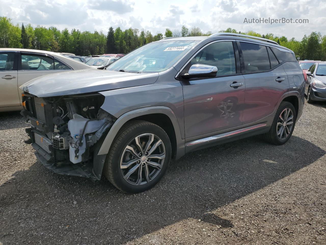 2019 Gmc Terrain Denali Gray vin: 3GKALXEX7KL313499