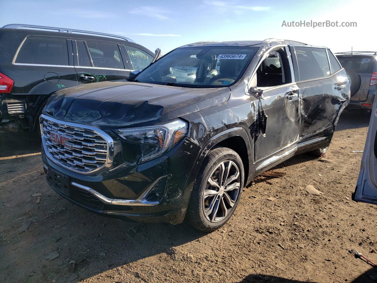 2019 Gmc Terrain Denali Black vin: 3GKALXEX7KL364257