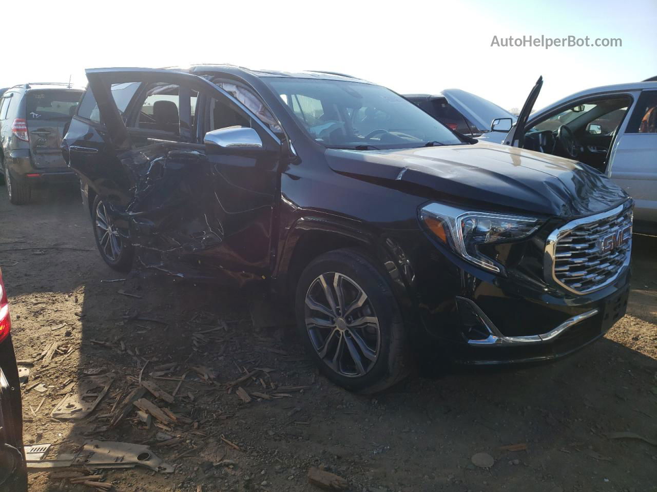 2019 Gmc Terrain Denali Black vin: 3GKALXEX7KL364257