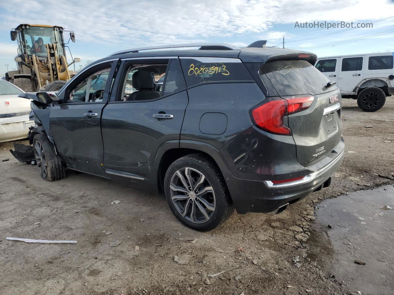 2019 Gmc Terrain Denali Gray vin: 3GKALXEX8KL354403