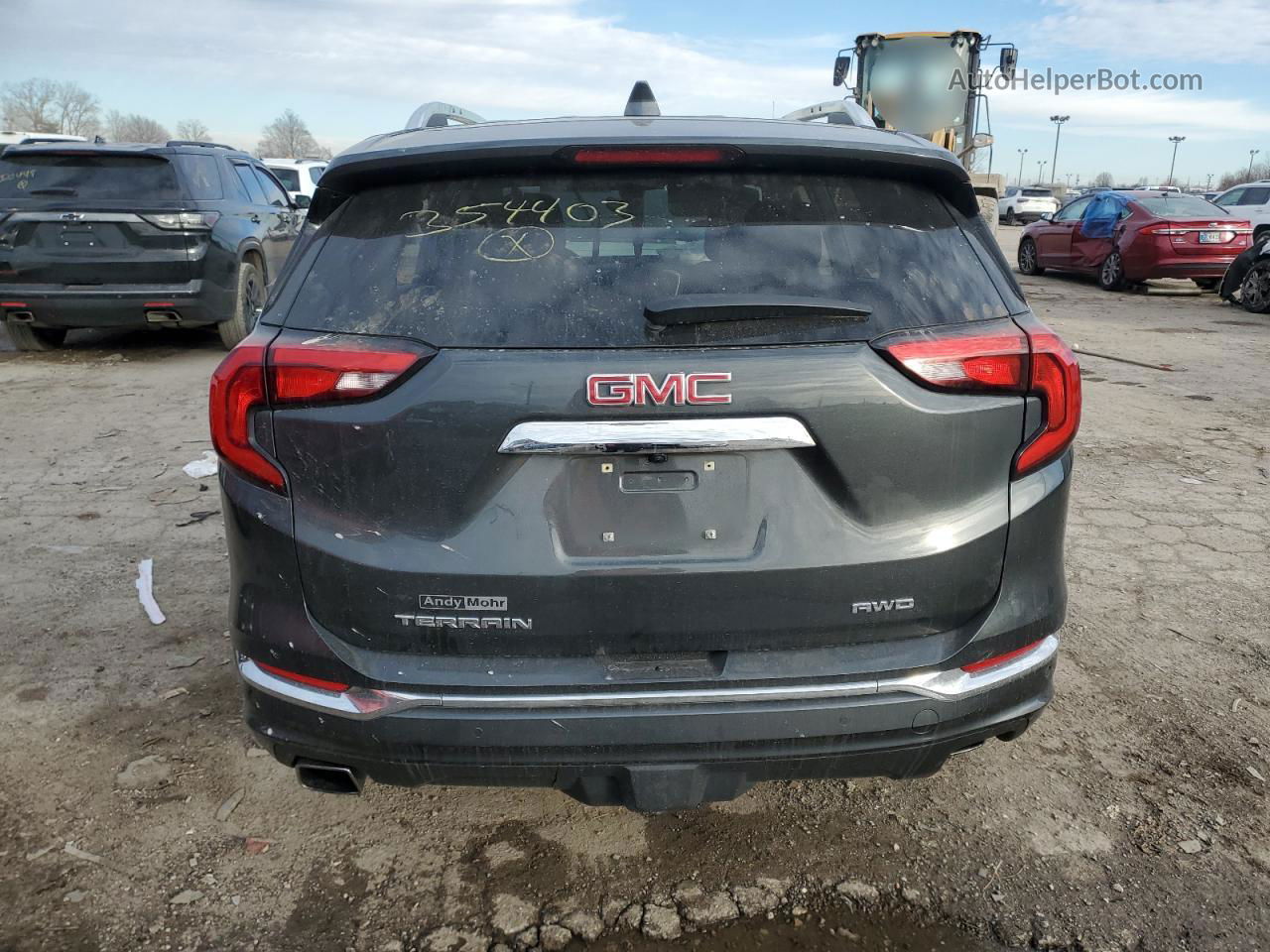 2019 Gmc Terrain Denali Gray vin: 3GKALXEX8KL354403